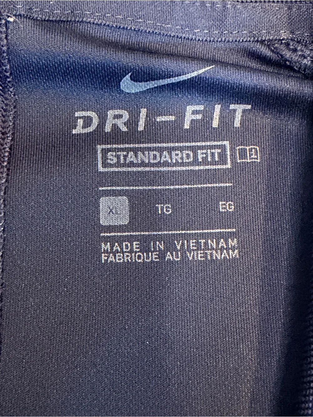 Nike Dri Fit Golf Indianapolis Motor Speedway Polo Shirt Indy 500 Blue Size XL P